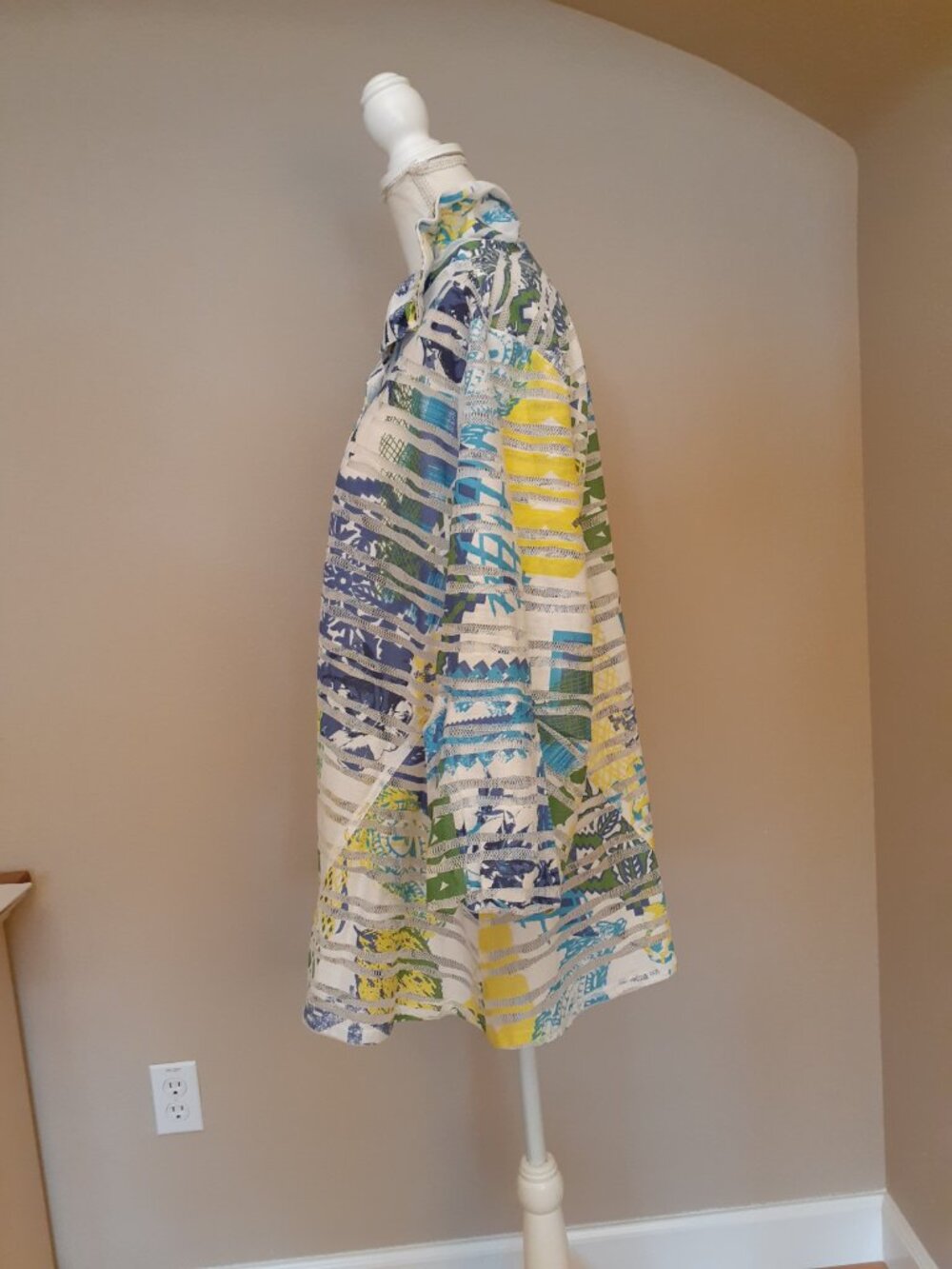 Multiples Net Stripes Jacket - Picture 8 of 12
